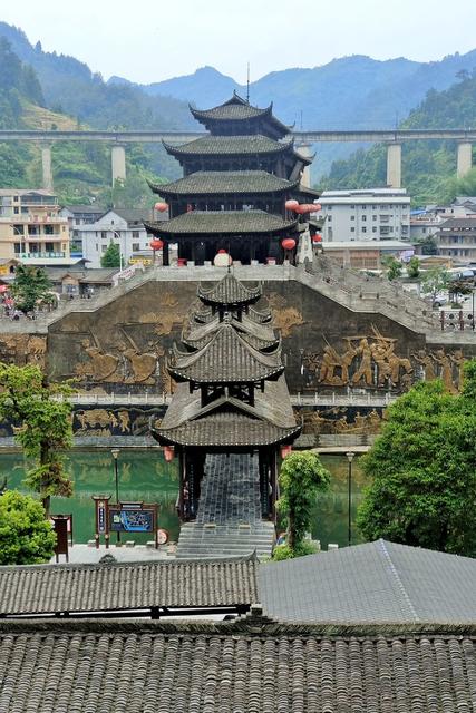 游客 湘西 苗寨 古丈 墨戎 山水 人文 风情 苗族