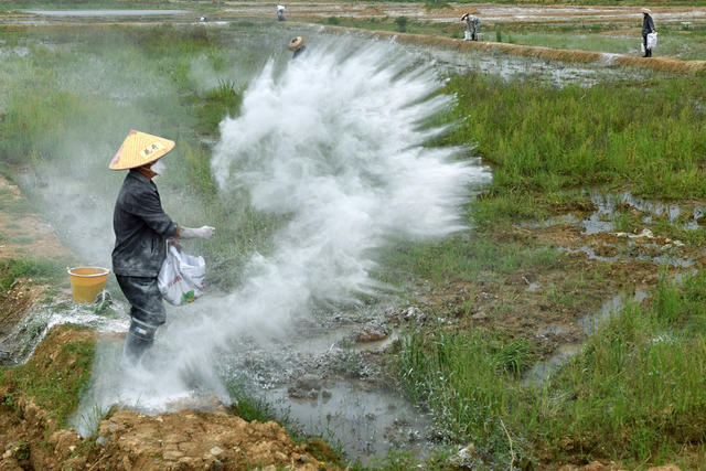 施撒土壤调理剂 改善土壤保丰收