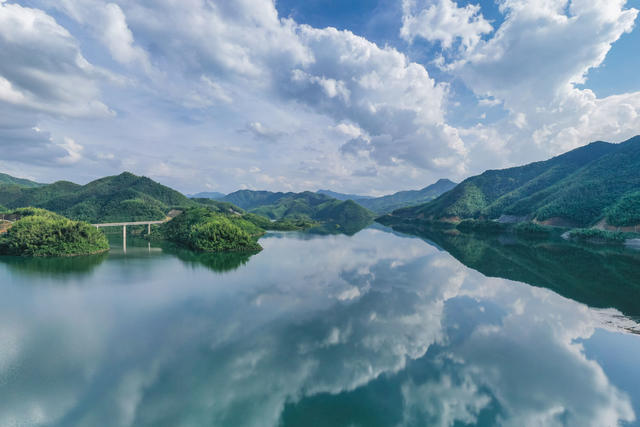 水库 绿水青山 生态 河湖 风光
