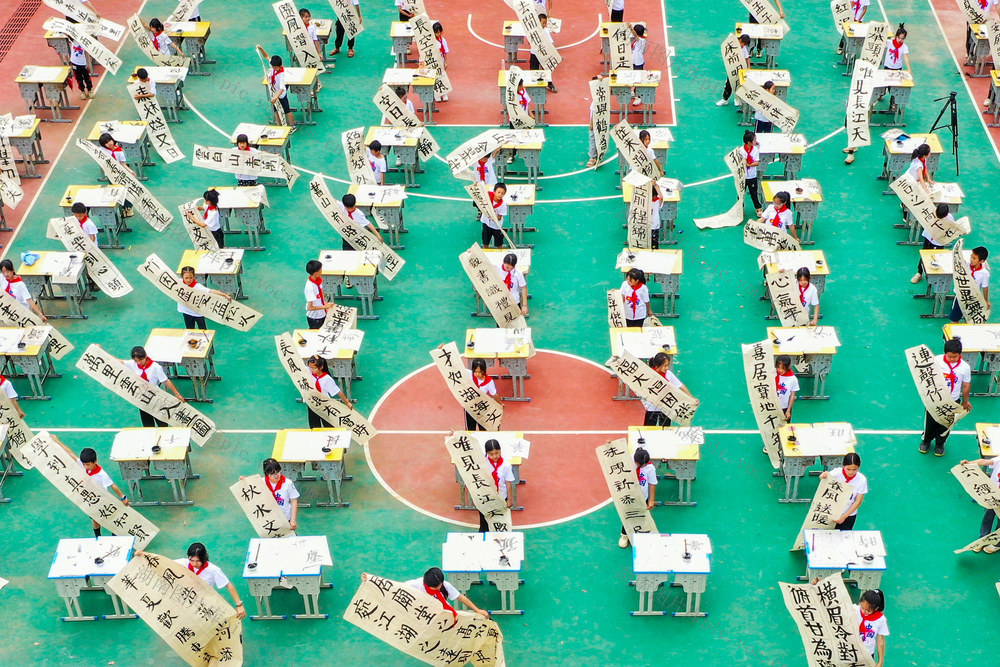 湖南 新田 朗诵比赛 书法大赛 喜迎 六一