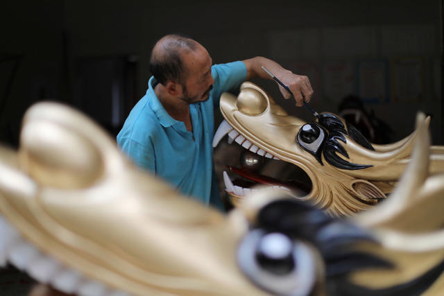 手工 龙船头 制作 非遗