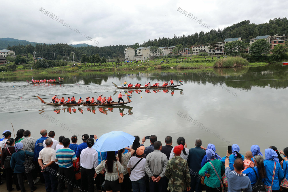 赛龙舟 庆端午 村民 民俗活动 传统文化 乡村振兴


