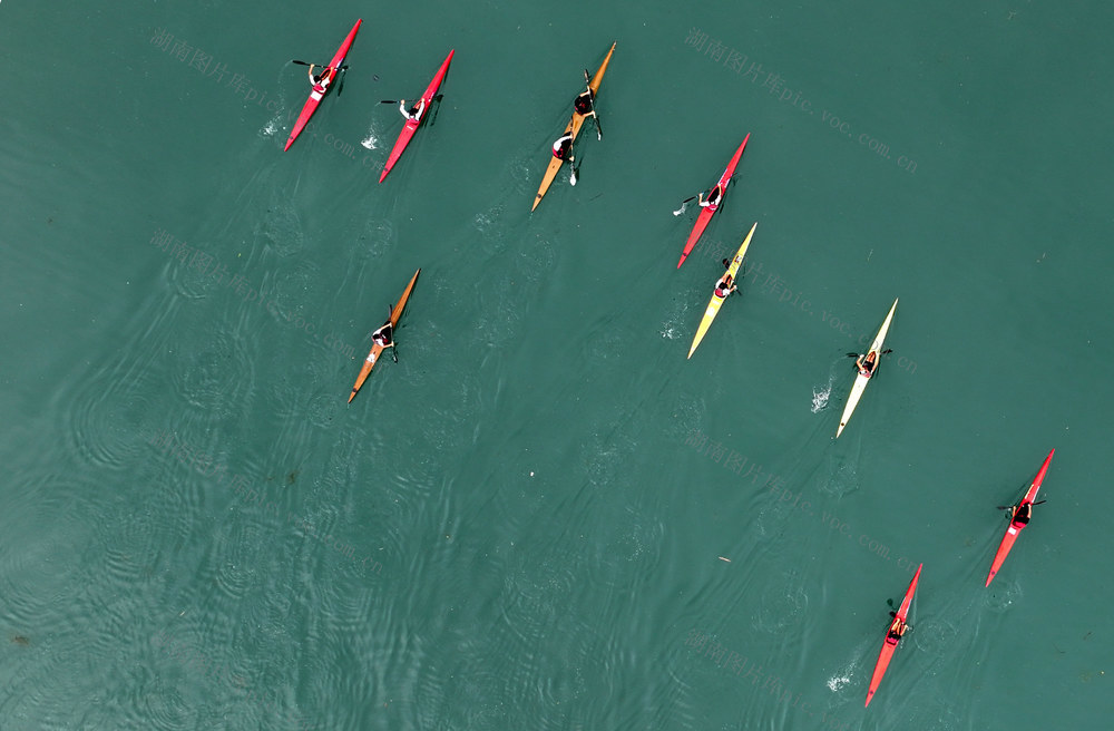 资兴 东江湾 皮划艇 赛艇 训练