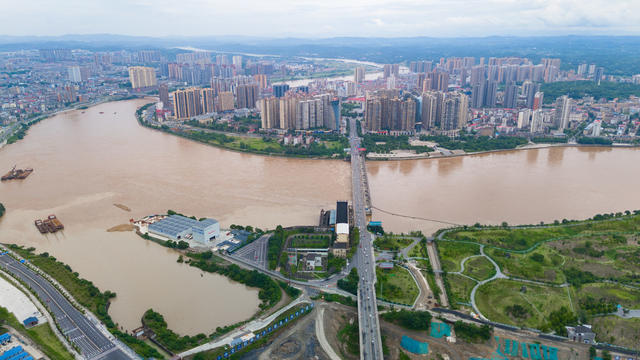 防汛 水电站泄洪 湘江洪水