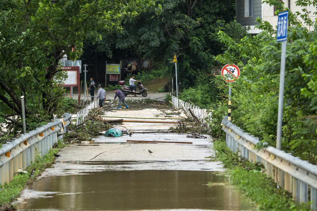 灾害 长沙县 河流 捞刀河 降雨 洪水 