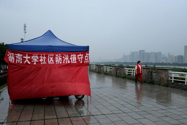湘江，防汛值守，