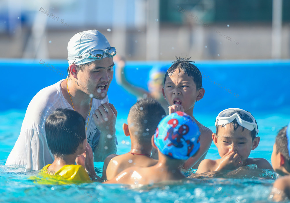 学生
暑期
游泳
道县
防溺水
