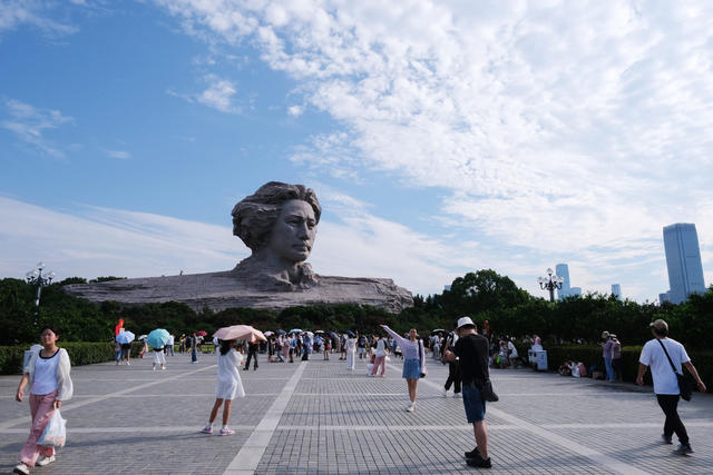 橘子洲景区，恢复正常开放