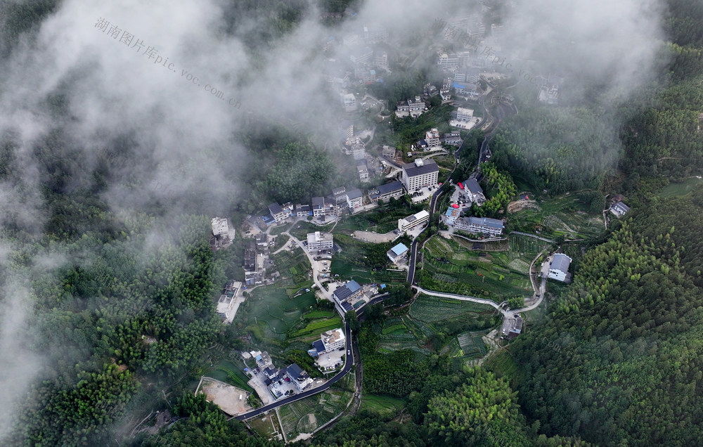 湖南桂东 村庄 金洞村  中国美丽休闲乡村 避暑胜地 蒸烤 凉资源