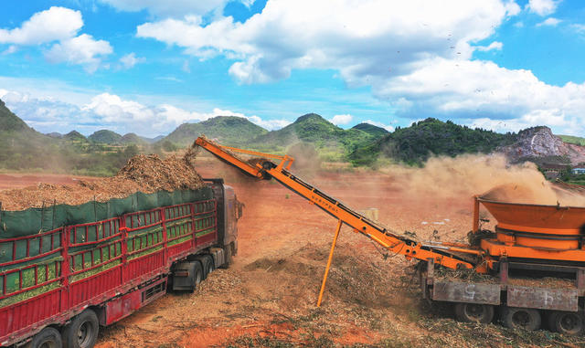 变废为宝  林业废料  粉碎
增收