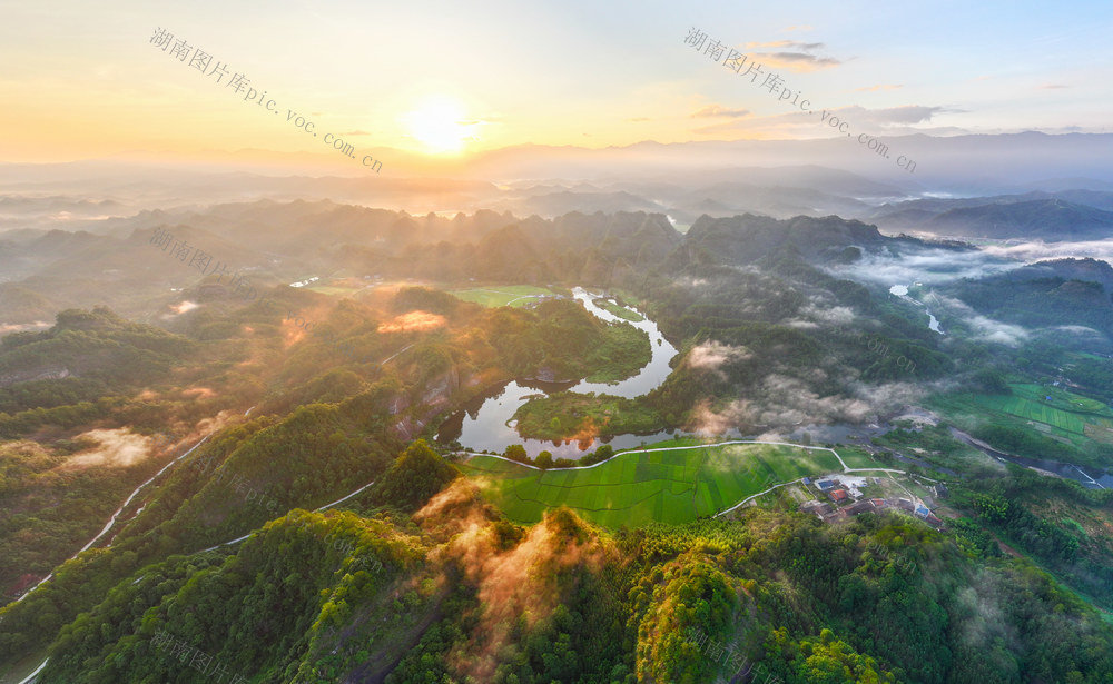 通道 夏日 乡村