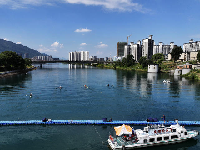 资兴 青少年 赛艇 锦标赛 东江湾