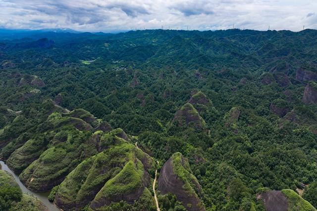 生态 丹霞 万佛山 国家地质公园 峰群