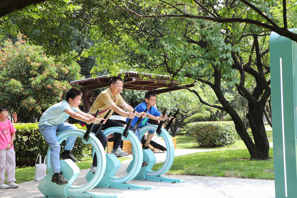 橘子洲，零碳体验厅，健身发电