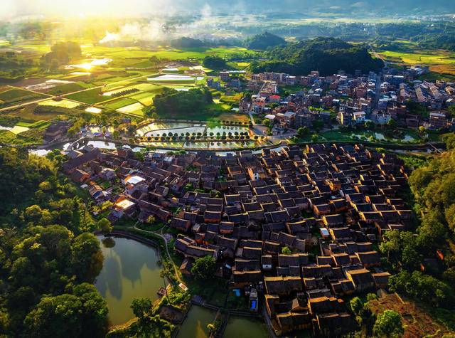 古村   上甘棠   初秋   田野   秋色