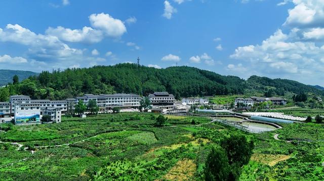 航拍 相处振兴 美丽乡村