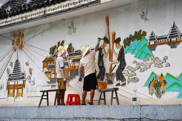 涂鸦、旅游、美化、文旅、画画