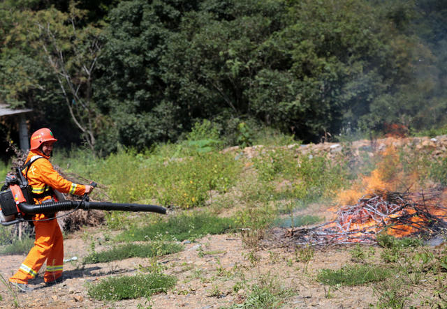 湖南桂东八面山 防灭火 演练 森林 “131”机制