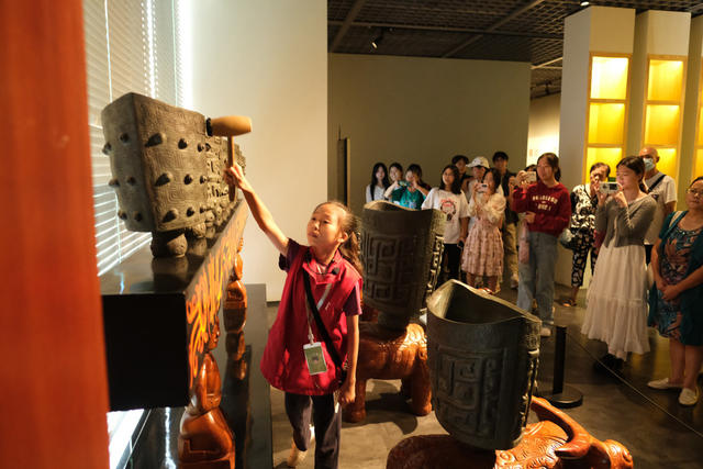 参观，简牍博物馆