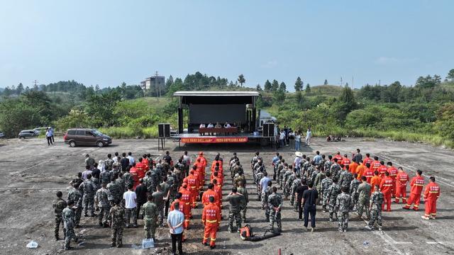 森林防火 应急演练 防火墙