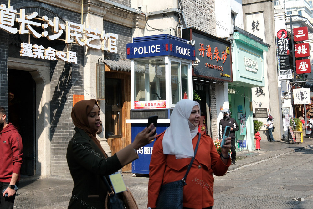 外籍游客，太平老街