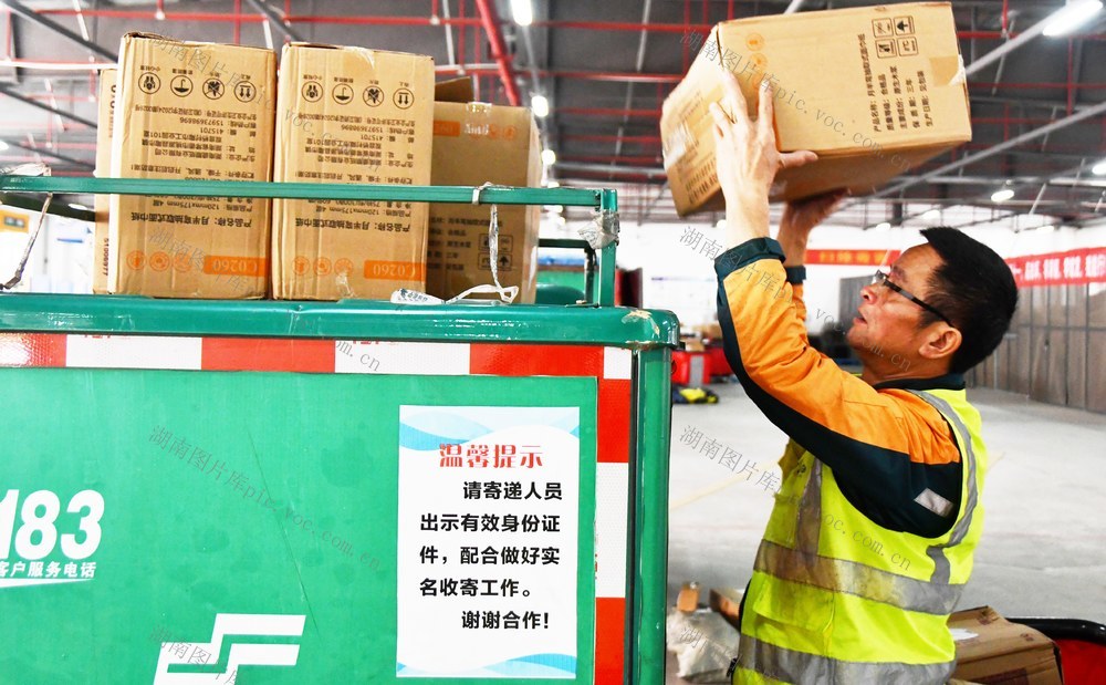  “双11” 快递分拣忙