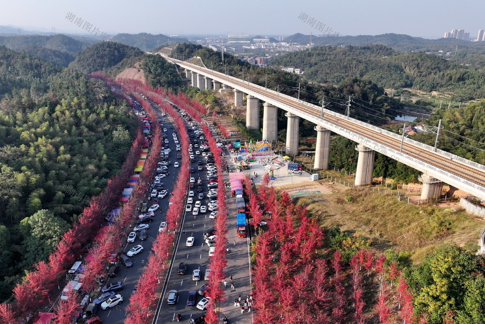 鱼形山囗风景囗如囗画