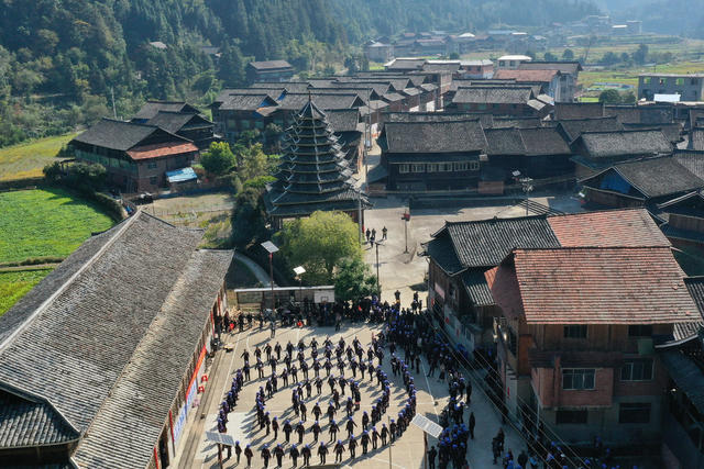 民俗文化  欢庆 侗族 传统佳节 展示 侗寨 浓郁风情 获得感 幸福感