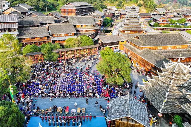 侗年节 民俗 文旅 旅游 游客 景区