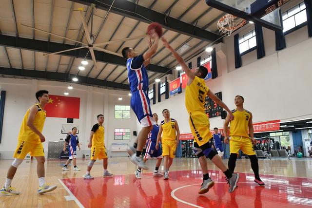 消防 篮球赛 展现队伍形象 团结协作