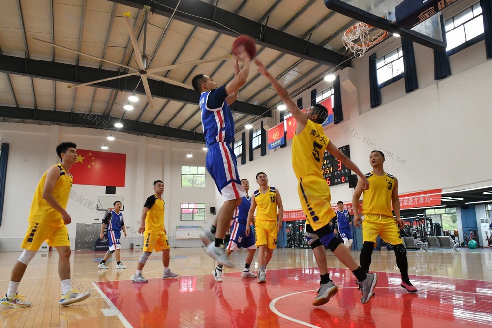 消防 篮球赛 展现队伍形象 团结协作