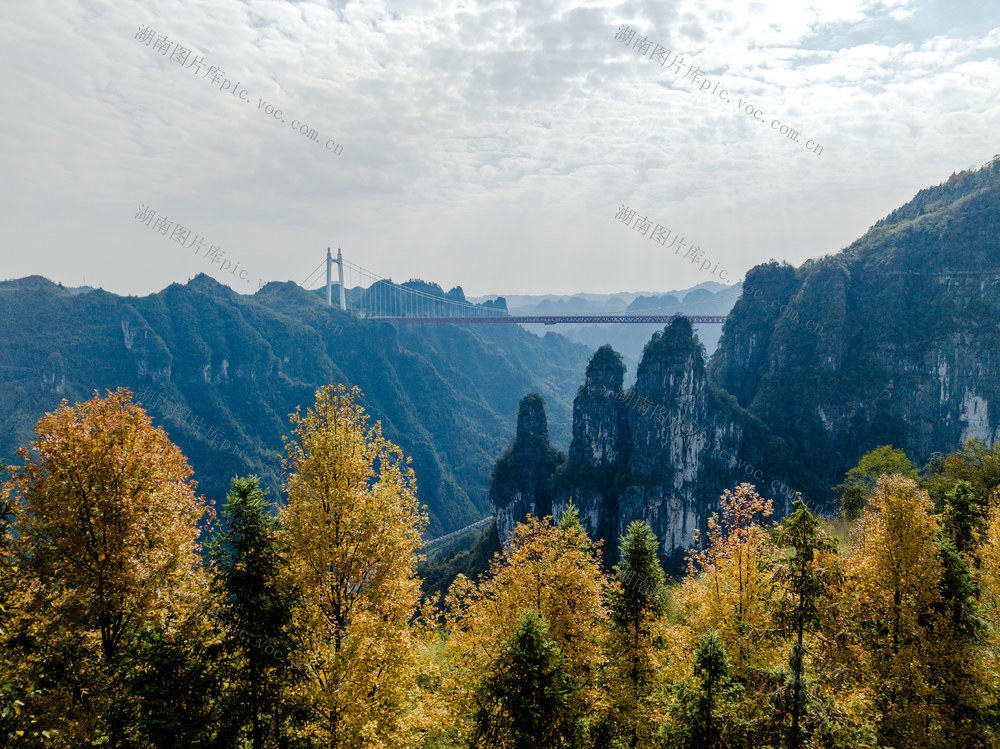 矮寨大桥 多彩冬日