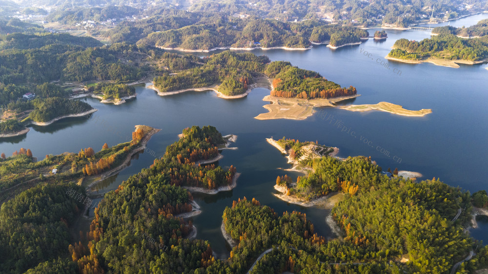 长沙 冬日 水库