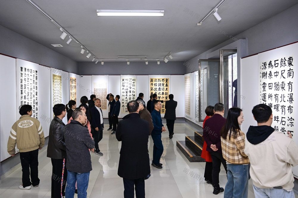 资兴市 75周年 书法 东江湖摄影艺术馆