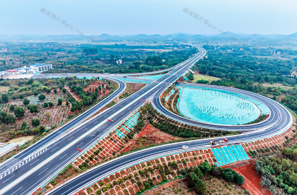 高速公路  永新高速  建设扫尾