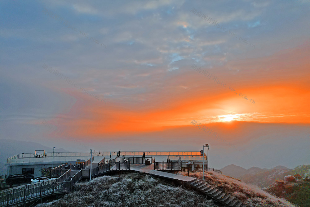 湖南桂东 万洋山 今冬 雾凇 美景