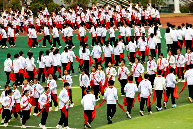 学生  活动 课间  体操  体育