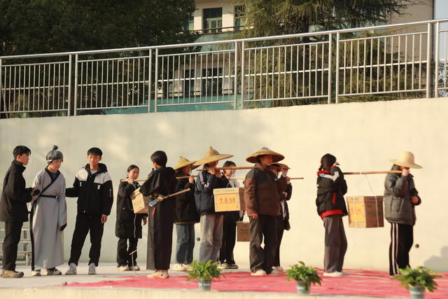 新田 新圩中学 课本剧 展演 庆元旦