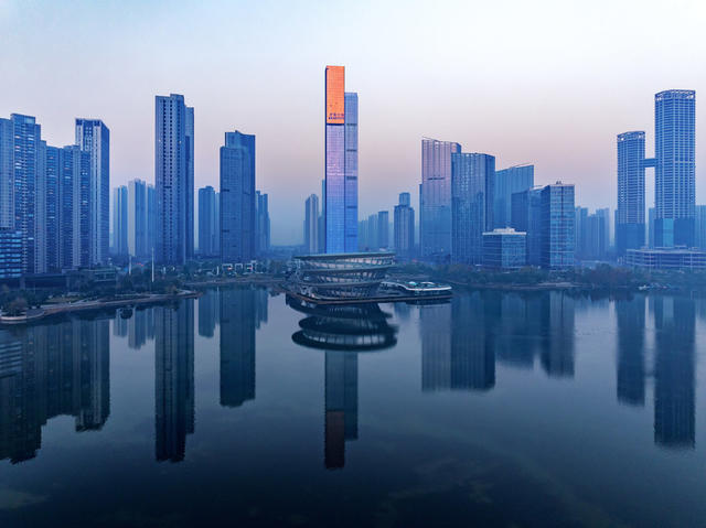 城市公园  梅溪湖  风景