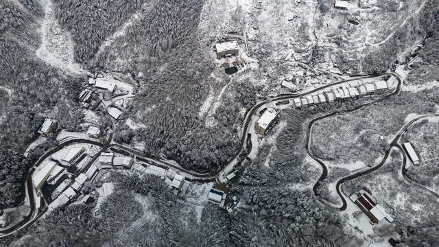 涟源 龙山国家森林公园 初雪  降雪