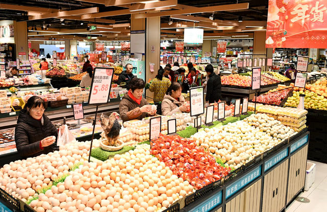 年货市场 春节 物资 商品 商业 生活用品 市民 消费 物价 市场 超市 商场 食品