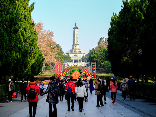 游公园 ，迎新春