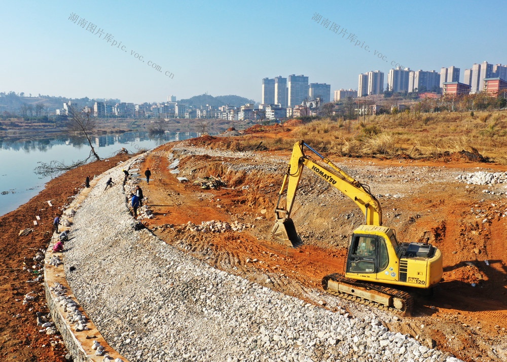 嘉禾：岸坡治理