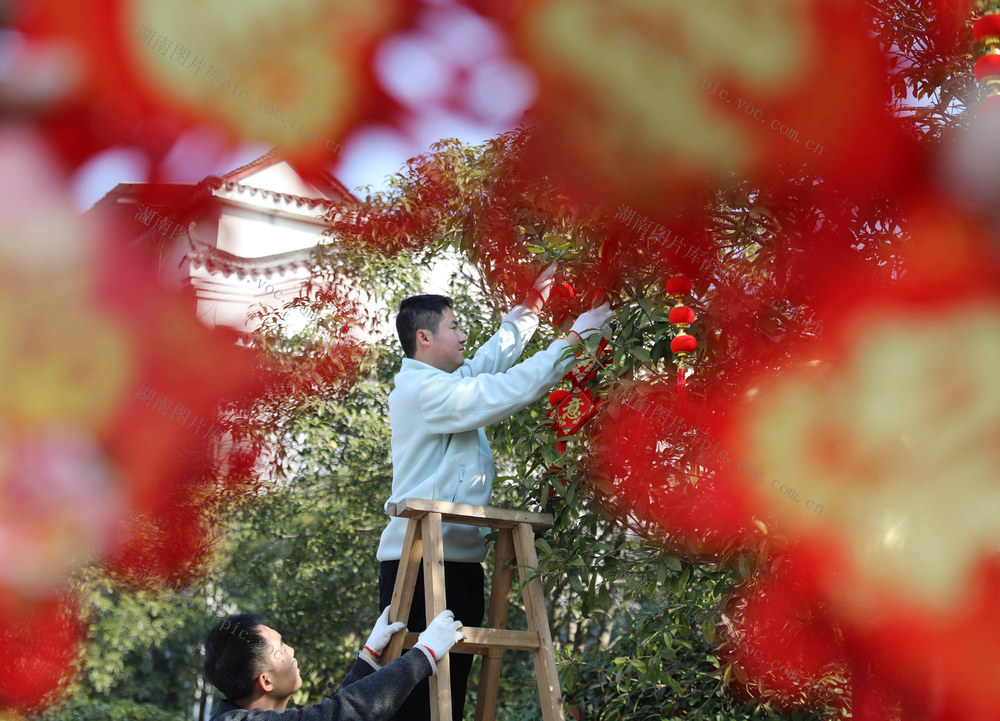 红色 饰品 悬挂 新春