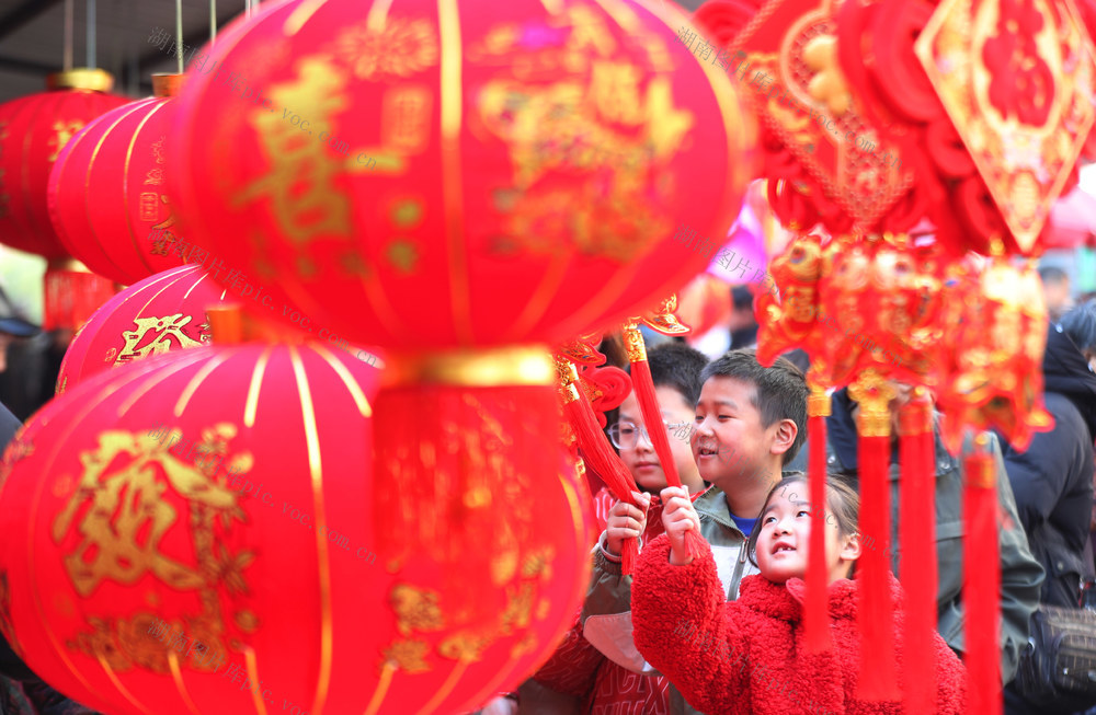 过年 乡村 集市 赶集 购物  年味