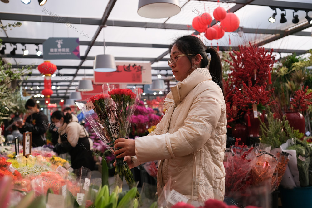 花卉市场，年宵花