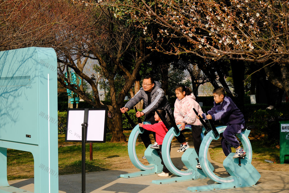 体验“健身发电”