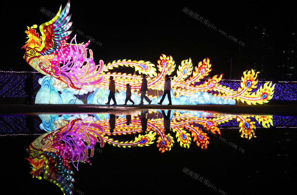 彩灯 花火 市集 新春