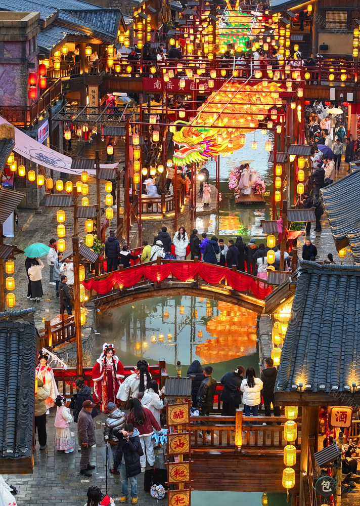 南岳里 非遗 民俗 游客 变脸 新春 年味