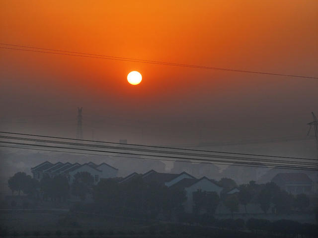 龙年  除夕  天空  农商城  日出